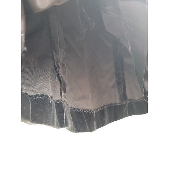 HP Vintage Black Velour One Rhinestone Button Fitted Jacket - Picture 10 of 15